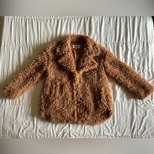 Steve Madden Caramel Colored Teddy Bear Coat